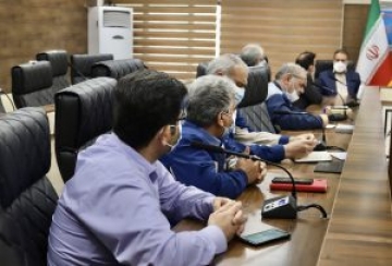 تصاویر |  نشست مدیر عامل با رئیس پارک علم و فناوری خوزستان